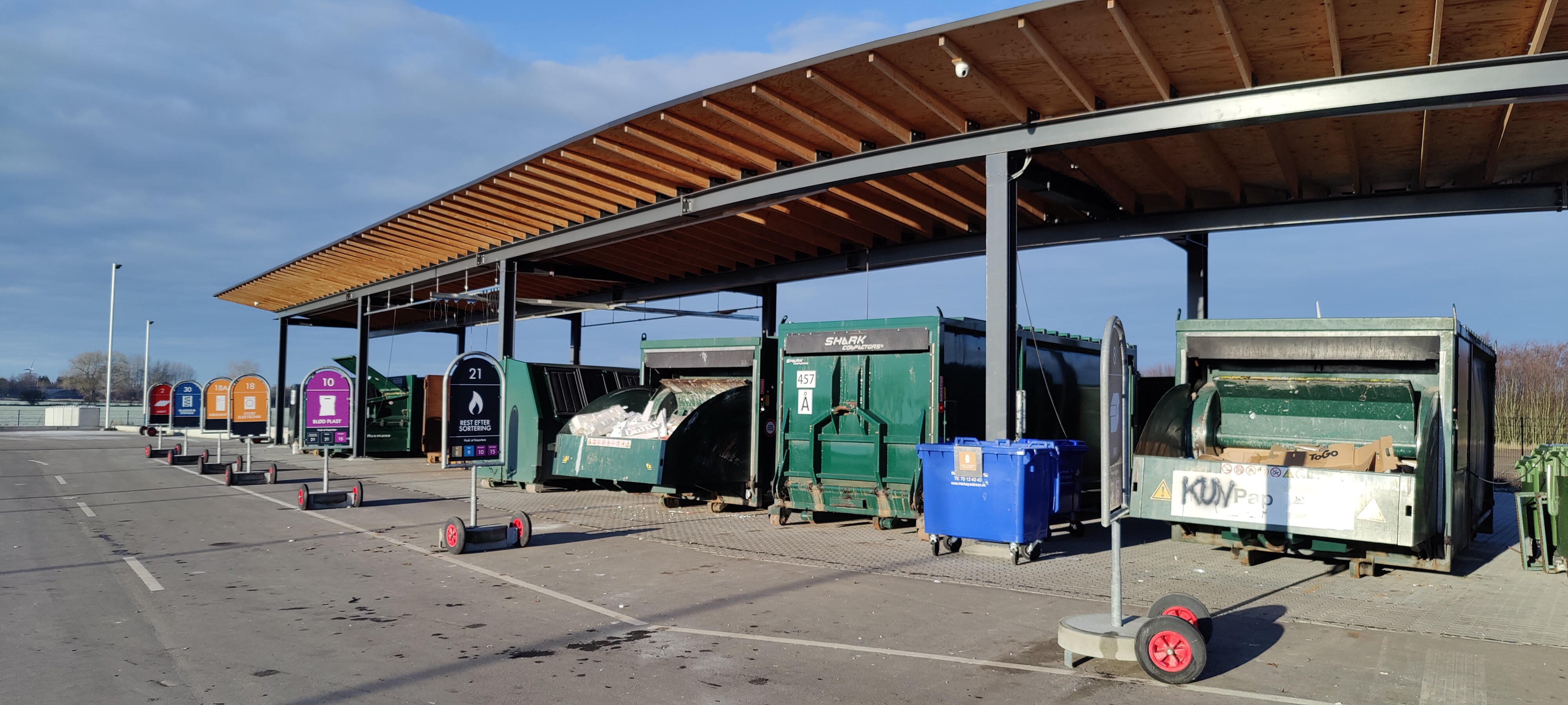 Årslev genbrugsstation lukker for i dag