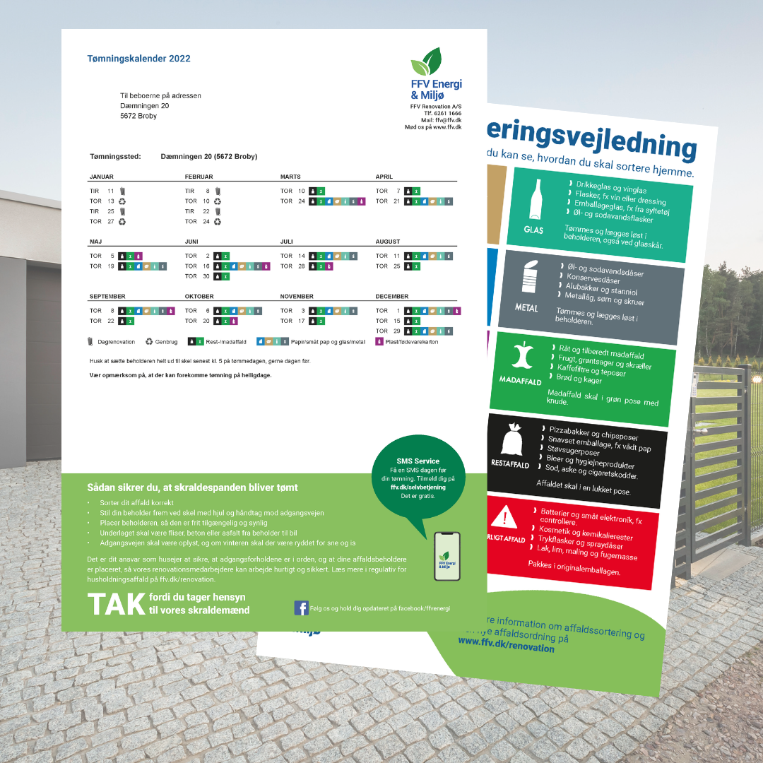 Print din tømningskalender