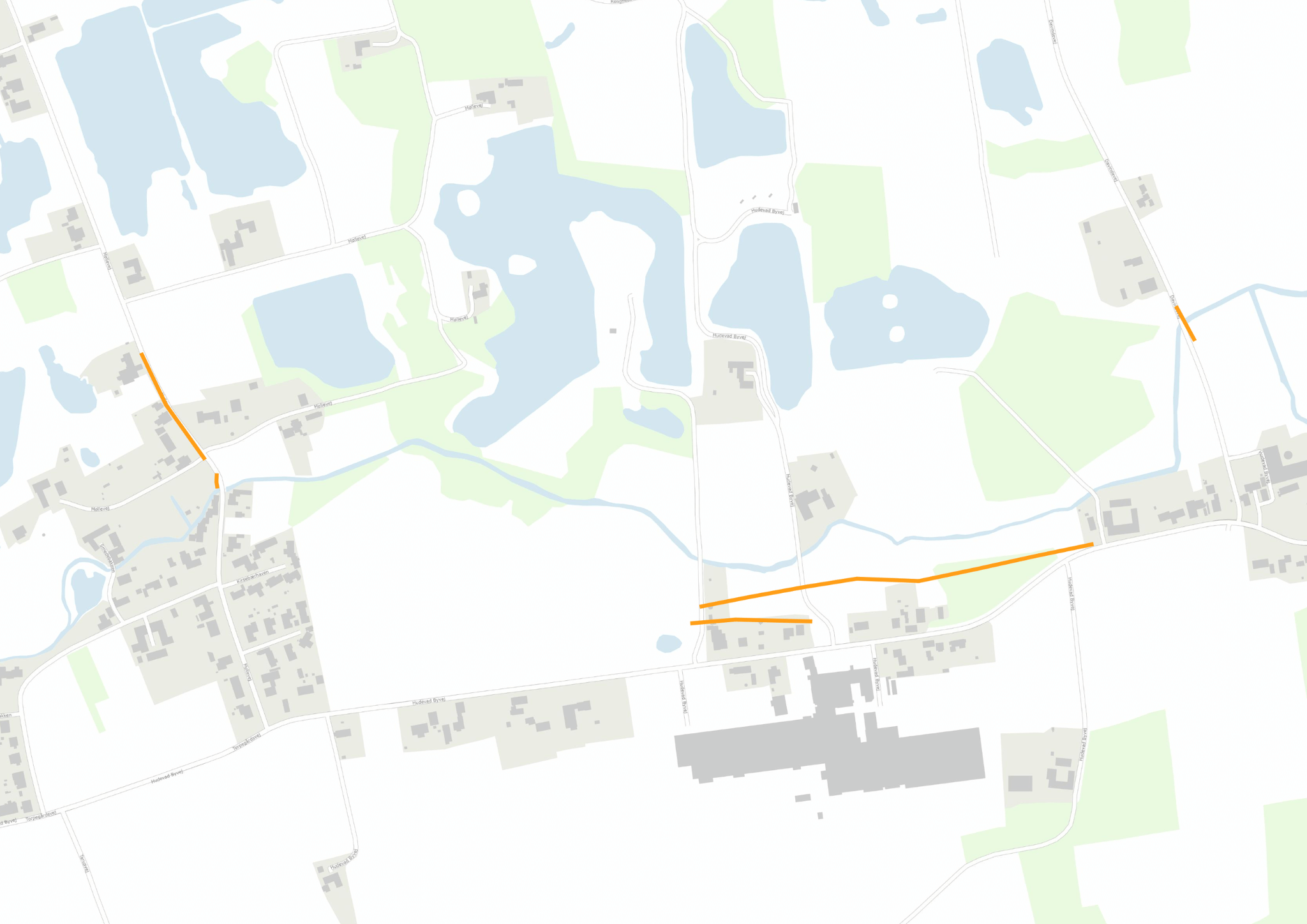 Vi renoverer kloakledninger ved Hudevad og Tarup